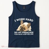 Frenchie Better Life Funny French Bulldog Dog Lover Tank Top thumb 2