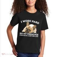 Frenchie Better Life Funny French Bulldog Dog Lover Kids T-Shirt thumb 2