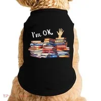 Funny Book Lovers Doggie Tank thumb 0