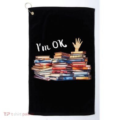 Funny Book Lovers Golf Towel