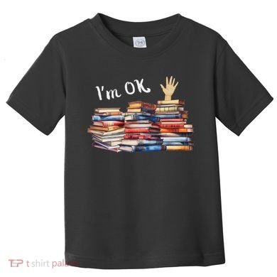 Funny Book Lovers Toddler T-Shirt