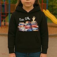 Funny Book Lovers Kids Hoodie thumb 3