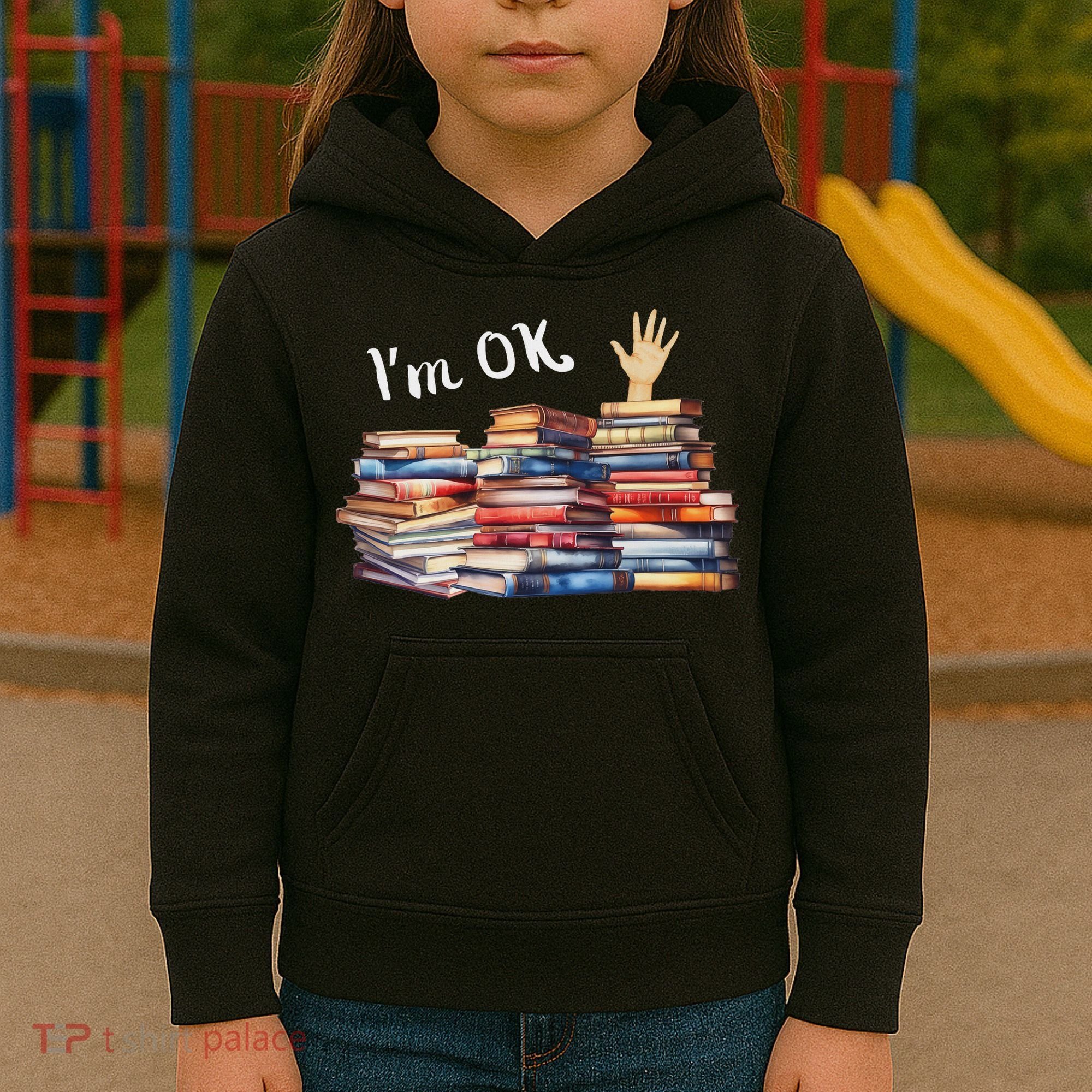 Funny Book Lovers Kids Hoodie