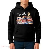 Funny Book Lovers Kids Hoodie thumb 4