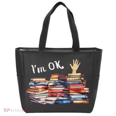 Funny Book Lovers Tote Bag