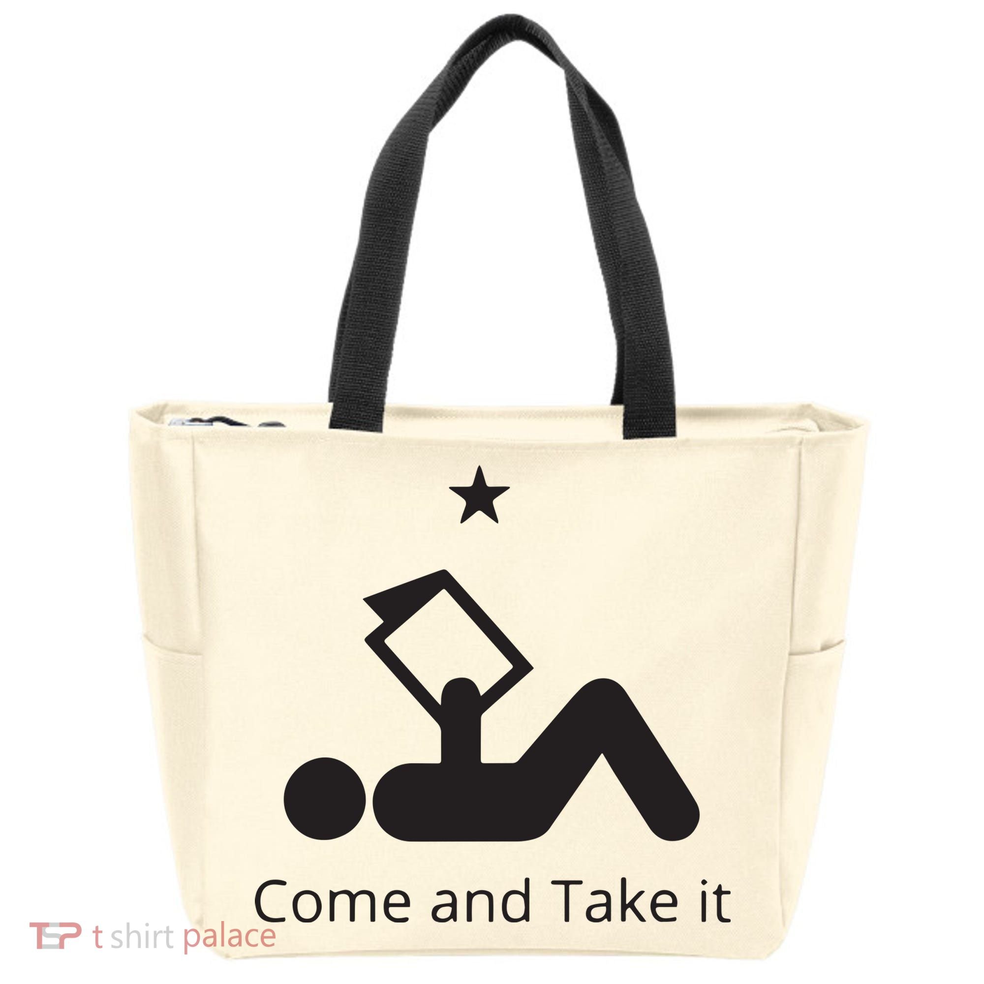Funny Books Lovers Quote Come And Take It Tote Bag