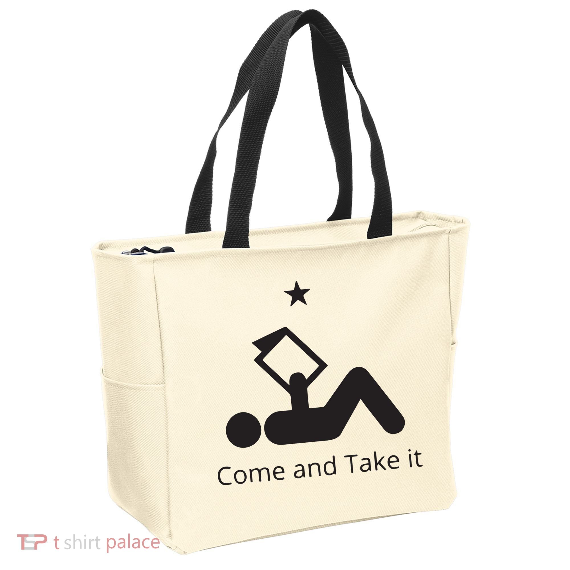 Funny Books Lovers Quote Come And Take It Tote Bag