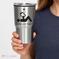 Funny Books Lovers Quote Come And Take It Tumbler thumb 2