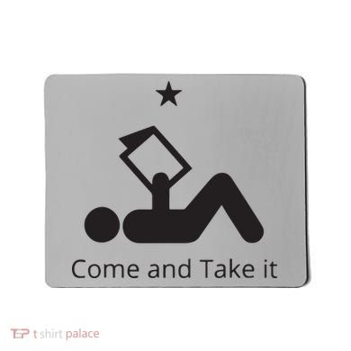 Funny Books Lovers Quote Come And Take It Mousepad