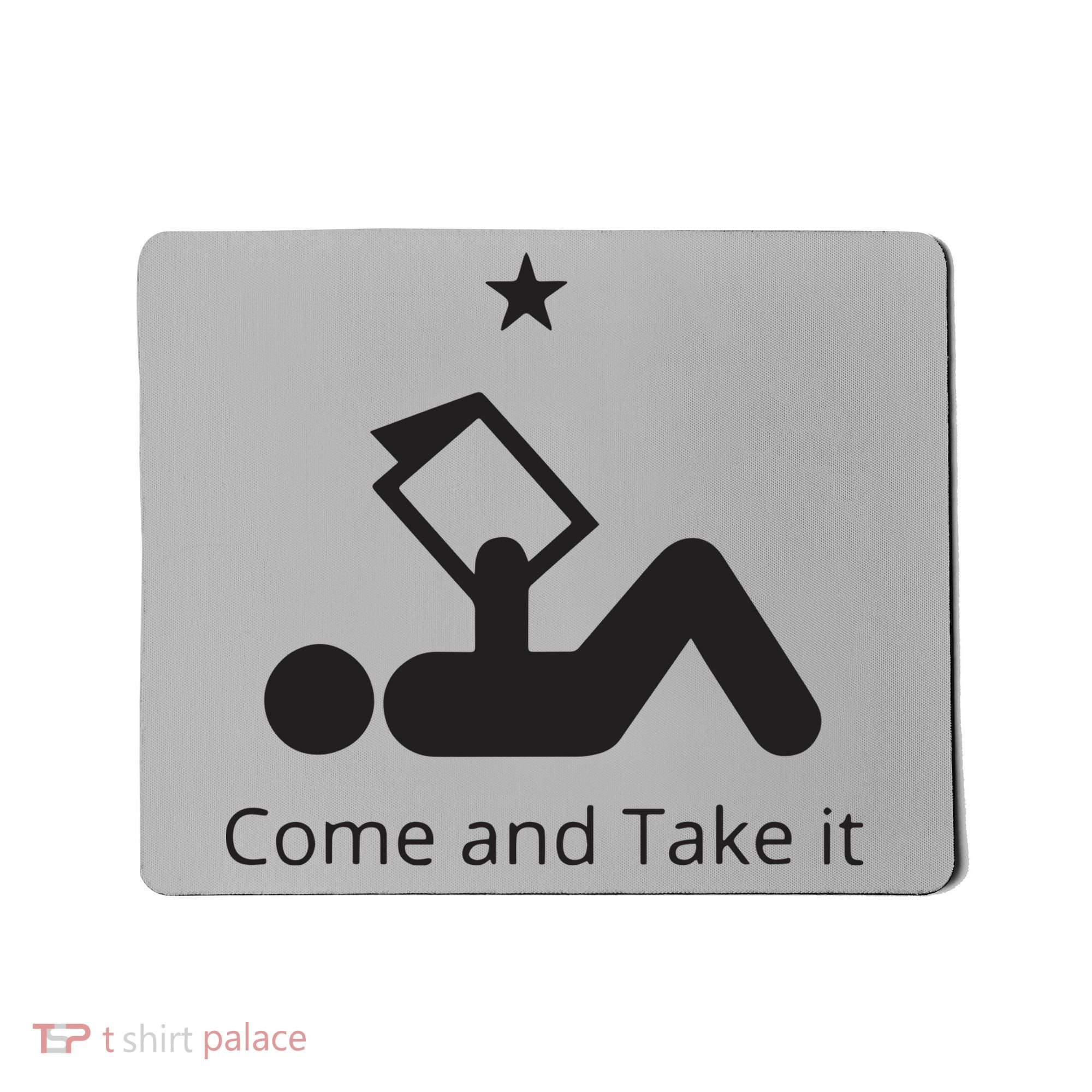 Funny Books Lovers Quote Come And Take It Mousepad