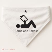 Funny Books Lovers Quote Come And Take It USA-Made Doggie Bandana thumb 0