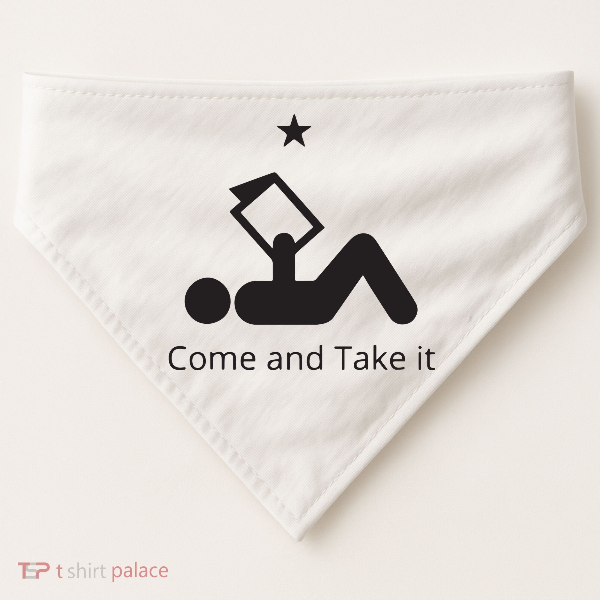 Funny Books Lovers Quote Come And Take It USA-Made Doggie Bandana