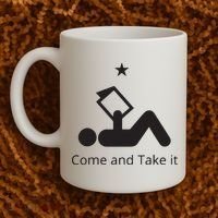 Funny Books Lovers Quote Come And Take It Coffee Mug thumb 2