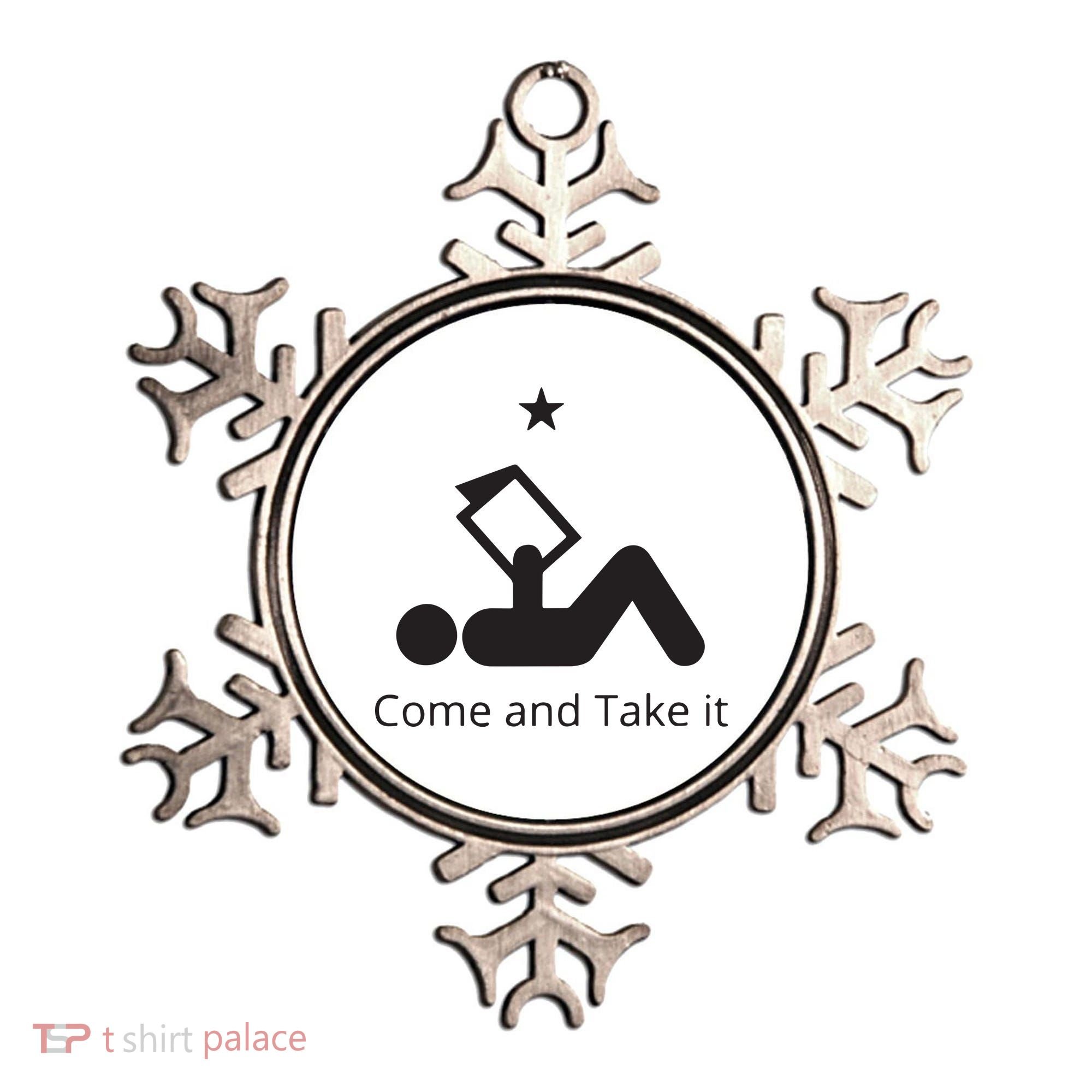 Funny Books Lovers Quote Come And Take It Ornament