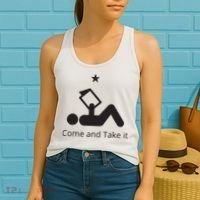Funny Books Lovers Quote Come And Take It Women's Tank Top thumb 2