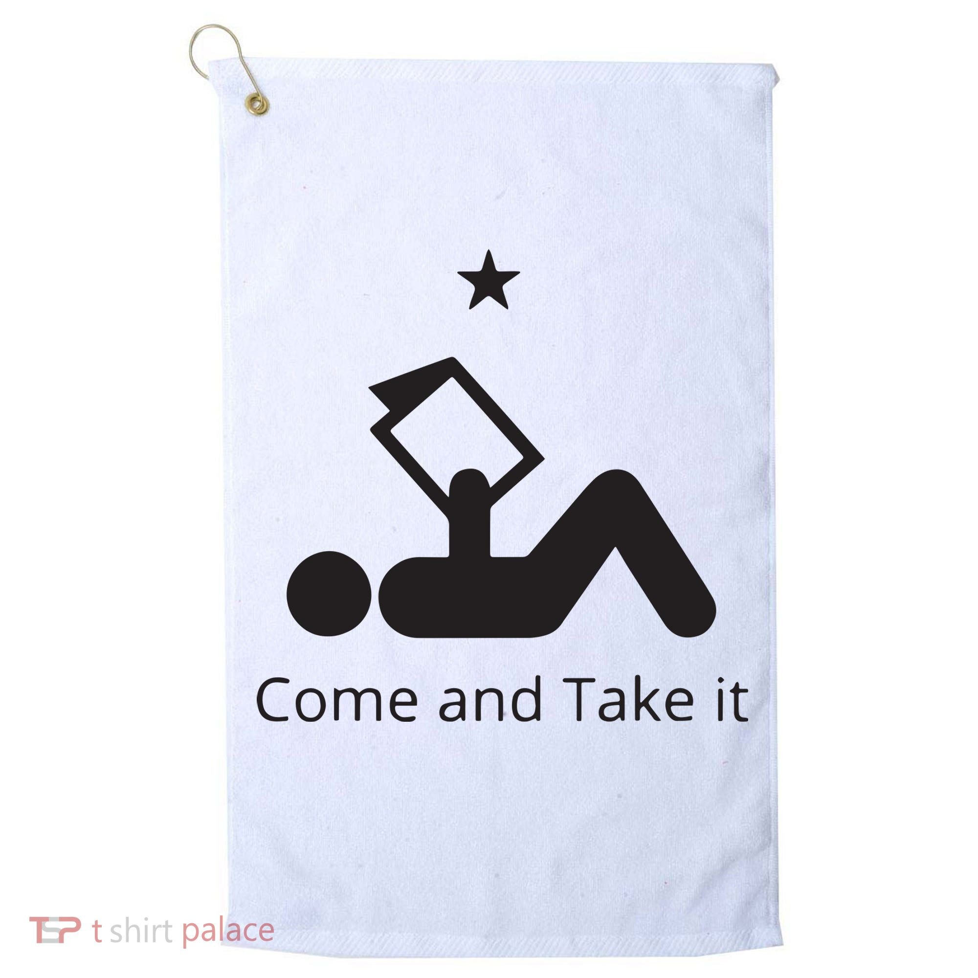 Funny Books Lovers Quote Come And Take It Golf Towel