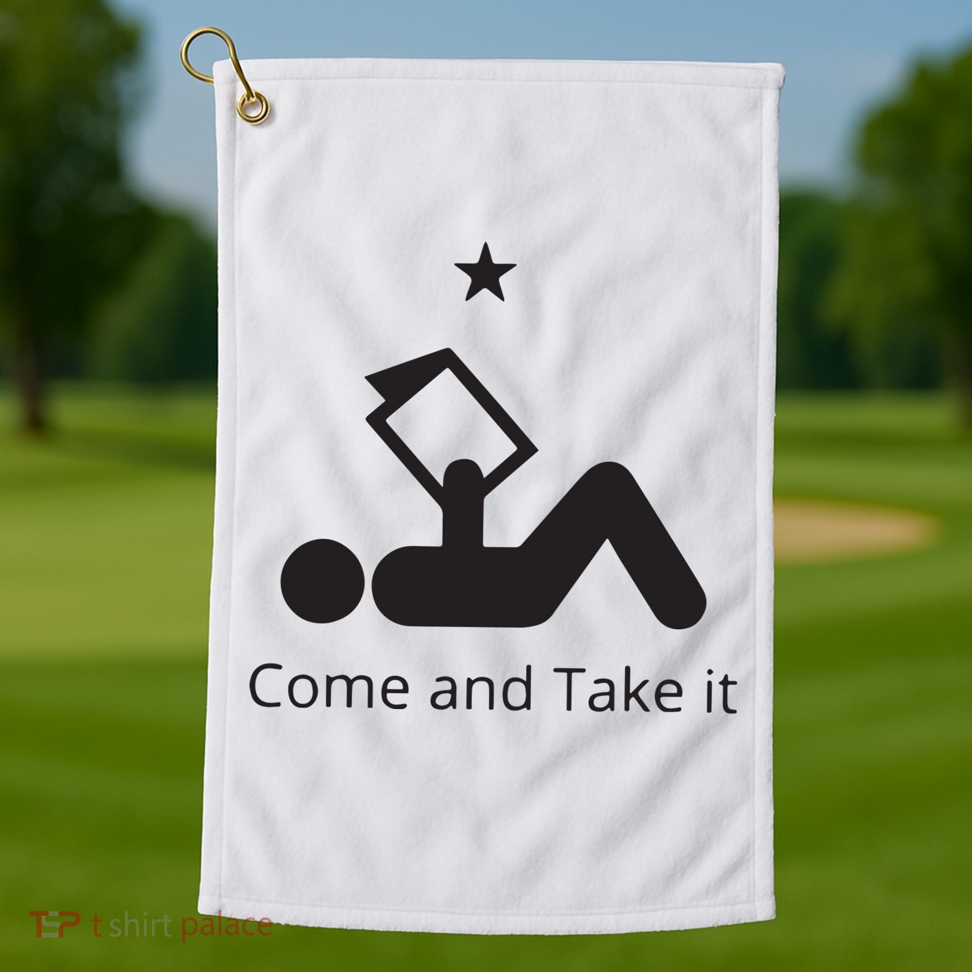 Funny Books Lovers Quote Come And Take It Golf Towel