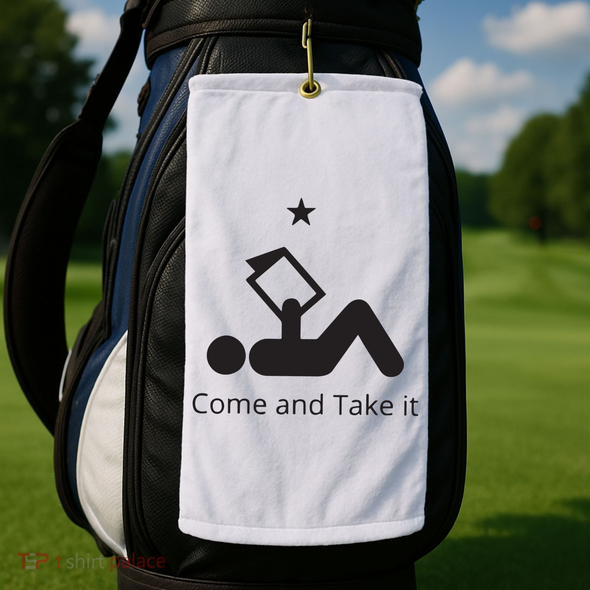 Funny Books Lovers Quote Come And Take It Golf Towel