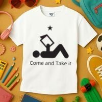 Funny Books Lovers Quote Come And Take It Kids T-Shirt thumb 3