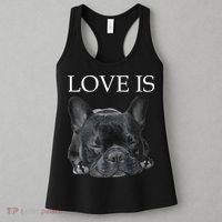 French Bulldog Love Is Cute Frenchie Dog Mom Gifts Women's Tank Top thumb 3