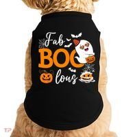 Fab Boo Lous Cute Ghost Halloween Doggie Tank thumb 0