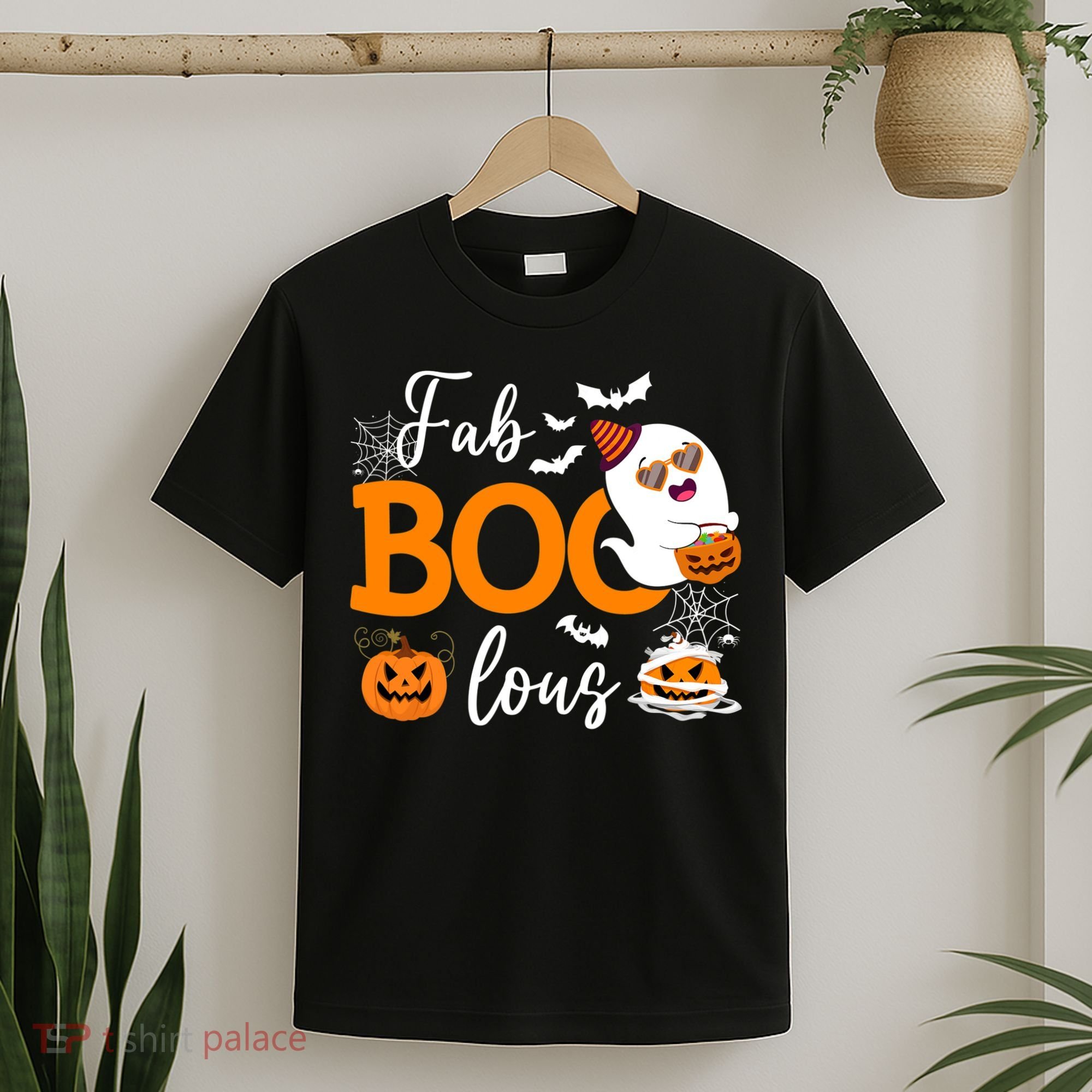Fab Boo Lous Cute Ghost Halloween T-Shirt