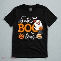 Fab Boo Lous Cute Ghost Halloween T-Shirt thumb 5