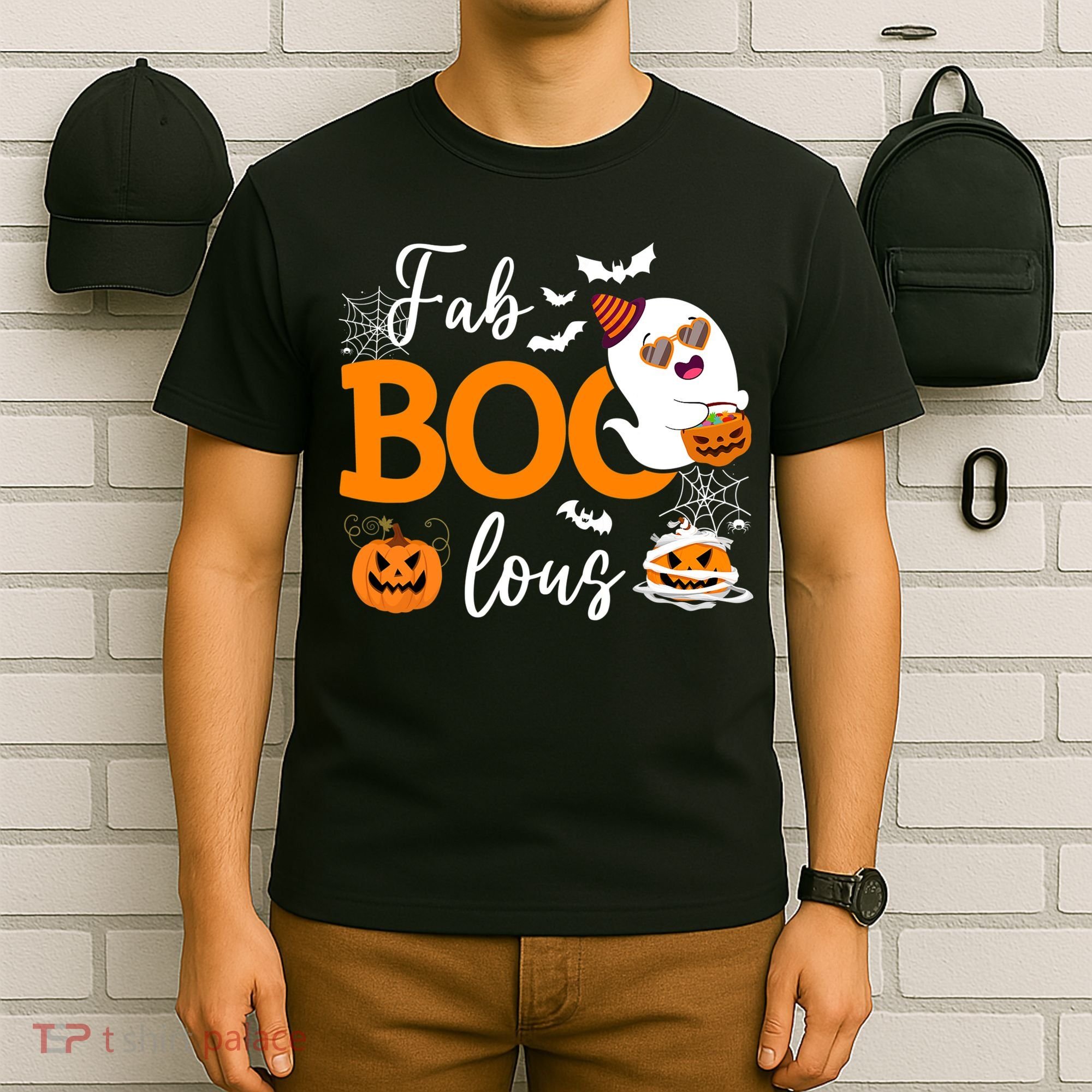 Fab Boo Lous Cute Ghost Halloween T-Shirt