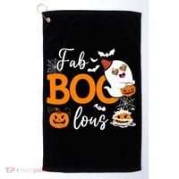 Fab Boo Lous Cute Ghost Halloween Golf Towel thumb 0
