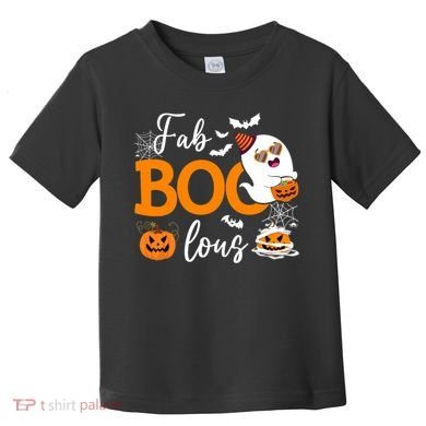Fab Boo Lous Cute Ghost Halloween Toddler T-Shirt