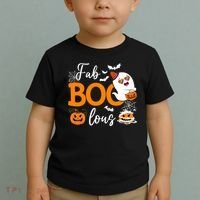 Fab Boo Lous Cute Ghost Halloween Toddler T-Shirt thumb 2