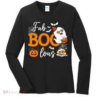 Fab Boo Lous Cute Ghost Halloween Women's Long Sleeve Shirt thumb 0
