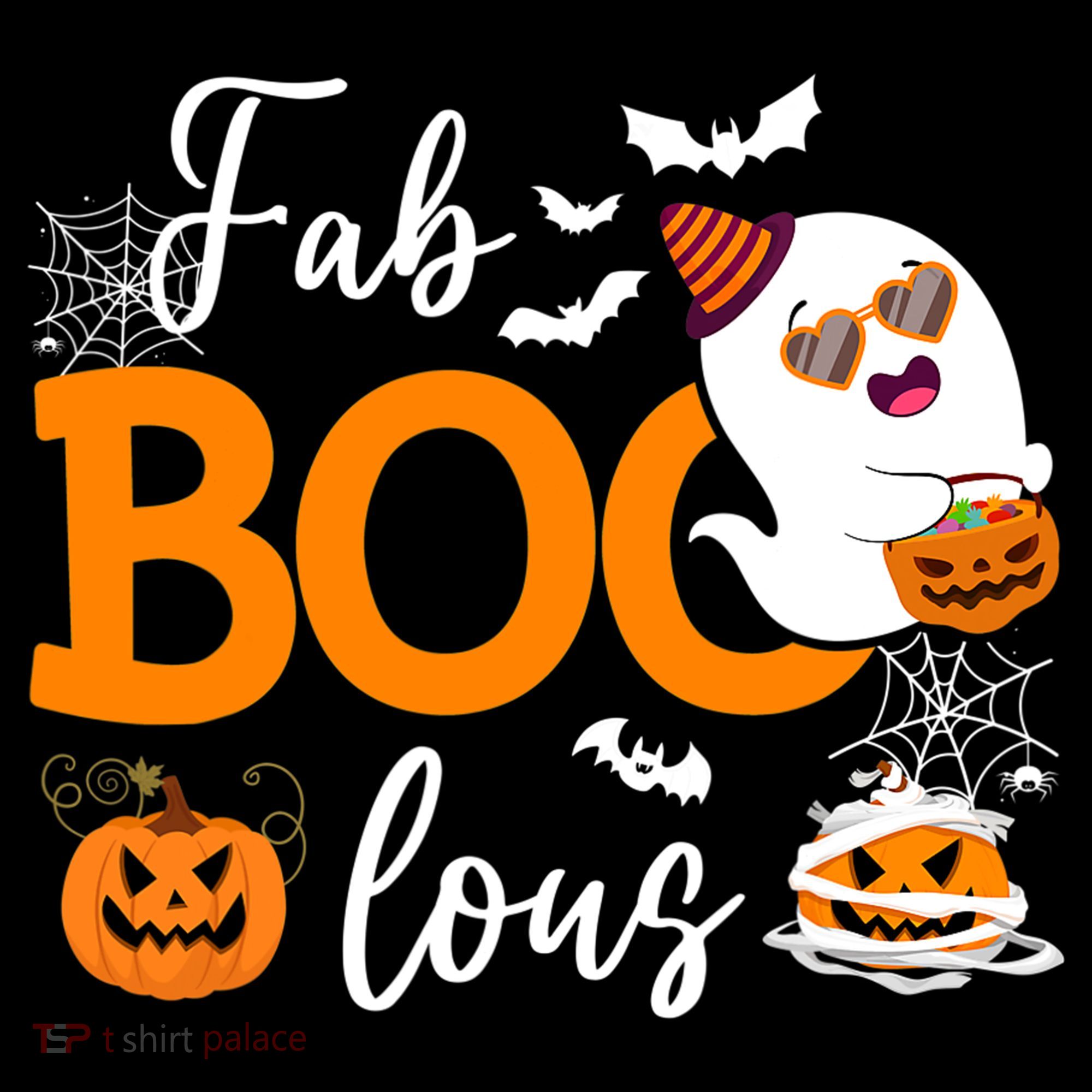 Fab Boo Lous Cute Ghost Halloween Kids Sweatshirt