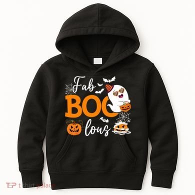 Fab Boo Lous Cute Ghost Halloween Kids Hoodie