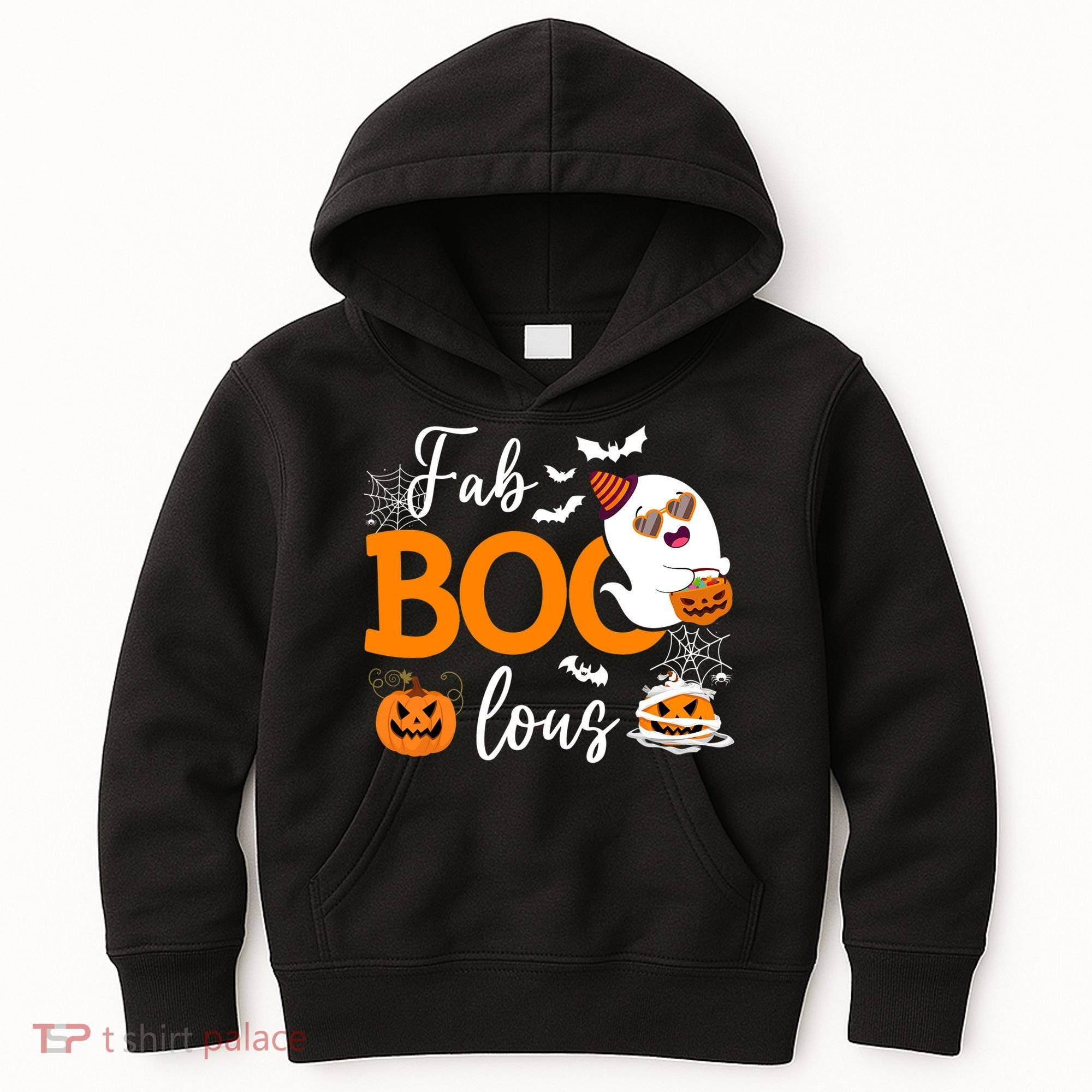 Fab Boo Lous Cute Ghost Halloween Kids Hoodie