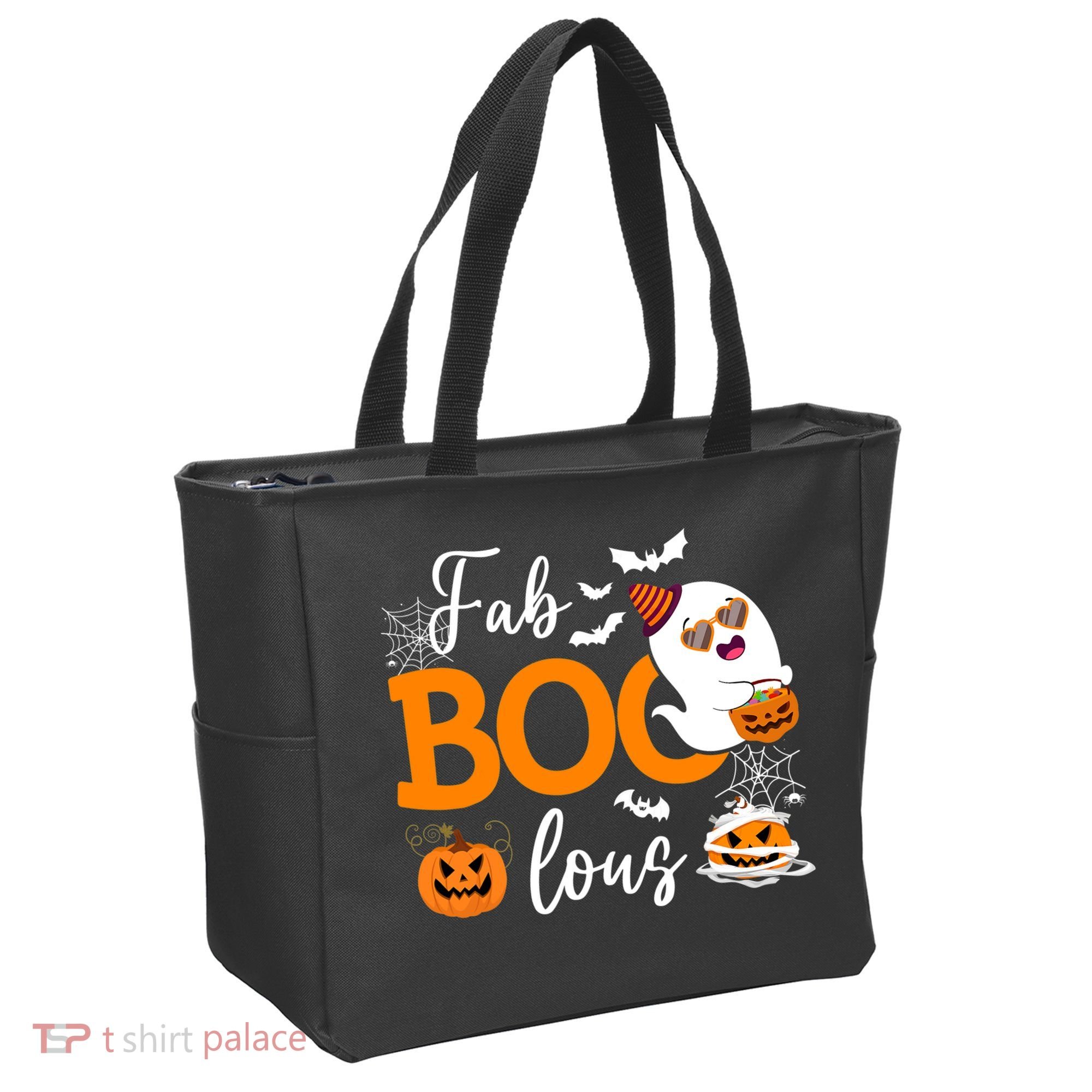 Fab Boo Lous Cute Ghost Halloween Tote Bag
