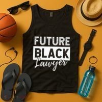 Future Black Lawyer Justice Law School  Tank Top thumb 4