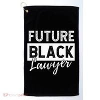 Future Black Lawyer Justice Law School  Golf Towel thumb 0