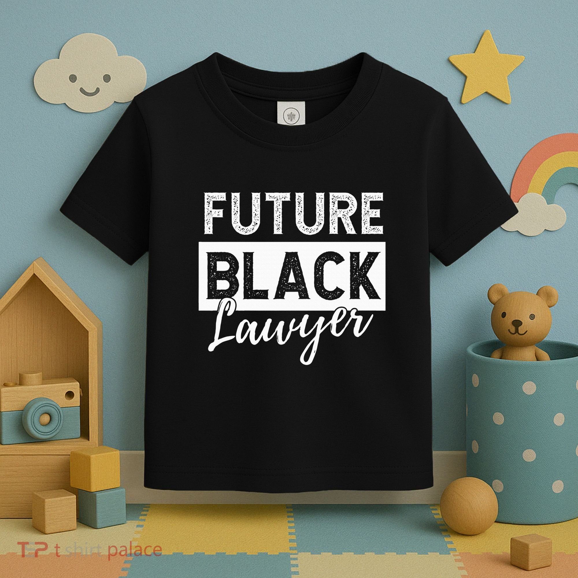Future Black Lawyer Justice Law School  Toddler T-Shirt