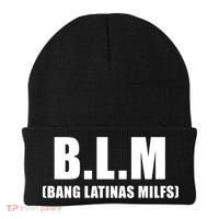 Funny Bang Latina Milfs Humor Sarcasm Quote Beanie thumb 0