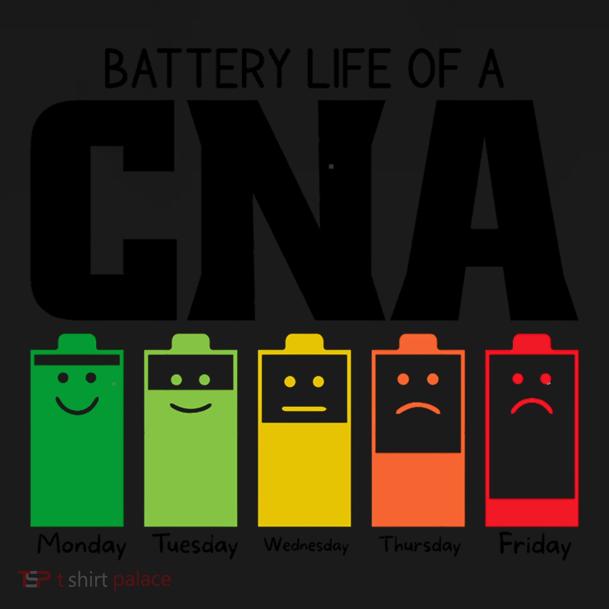 Funny Battery Life Of Cna Certified Nursing Assistant Nurse Gift Women's Hoodie
