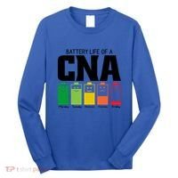 Funny Battery Life Of Cna Certified Nursing Assistant Nurse Gift Long Sleeve Shirt thumb 0