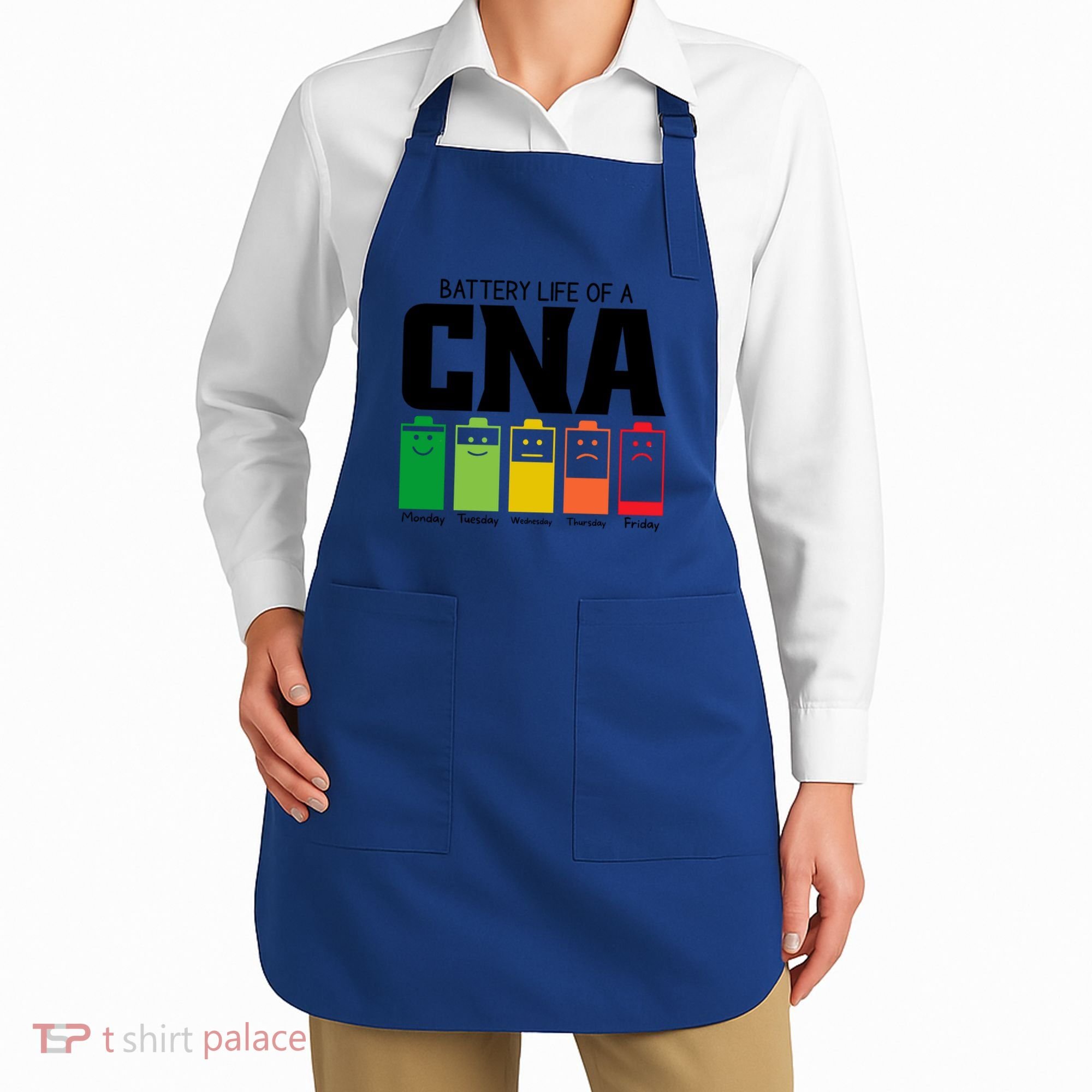 Funny Battery Life Of Cna Certified Nursing Assistant Nurse Gift Apron