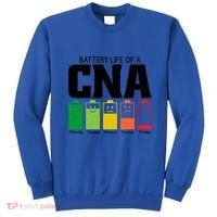 Funny Battery Life Of Cna Certified Nursing Assistant Nurse Gift Sweatshirt thumb 0