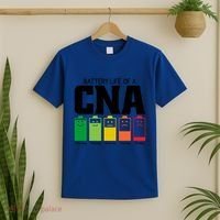 Funny Battery Life Of Cna Certified Nursing Assistant Nurse Gift T-Shirt thumb 2