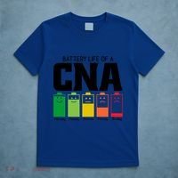 Funny Battery Life Of Cna Certified Nursing Assistant Nurse Gift T-Shirt thumb 5