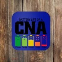 Funny Battery Life Of Cna Certified Nursing Assistant Nurse Gift Coaster thumb 0