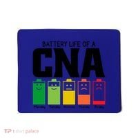 Funny Battery Life Of Cna Certified Nursing Assistant Nurse Gift Mousepad thumb 0