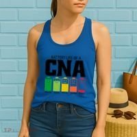 Funny Battery Life Of Cna Certified Nursing Assistant Nurse Gift Women's Tank Top thumb 2