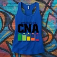 Funny Battery Life Of Cna Certified Nursing Assistant Nurse Gift Women's Tank Top thumb 3